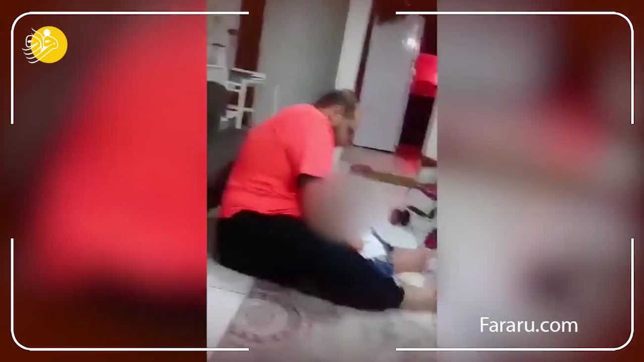 لحظه اقدام وحشیانه مرد عرب با دختر بچه 2 ساله فیلم